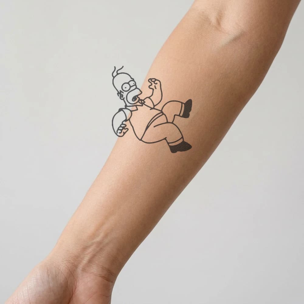 High-fidelity 5-year healed tattoo simulation composite