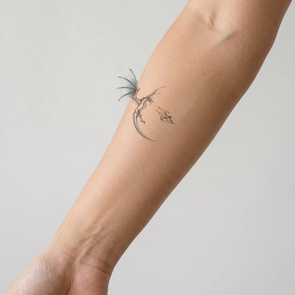 High-fidelity 5-year healed tattoo simulation composite