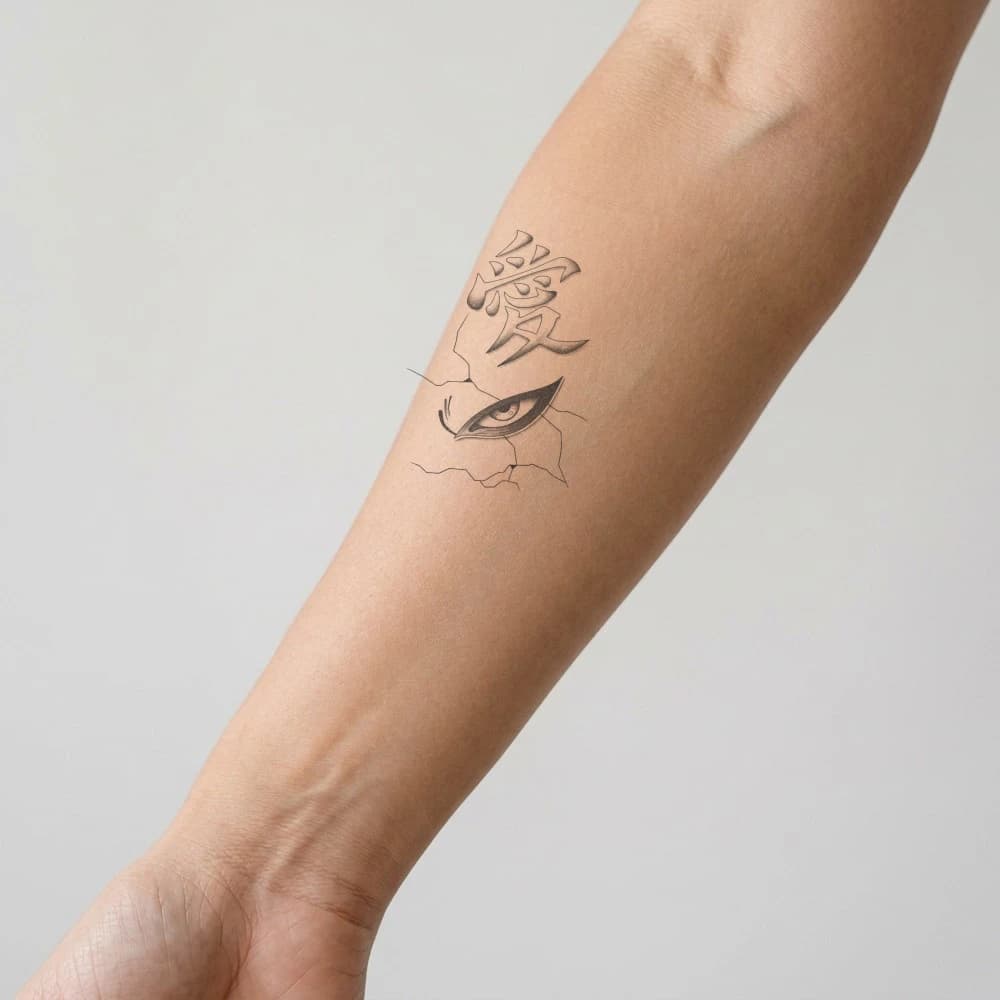 High-fidelity 5-year healed tattoo simulation composite