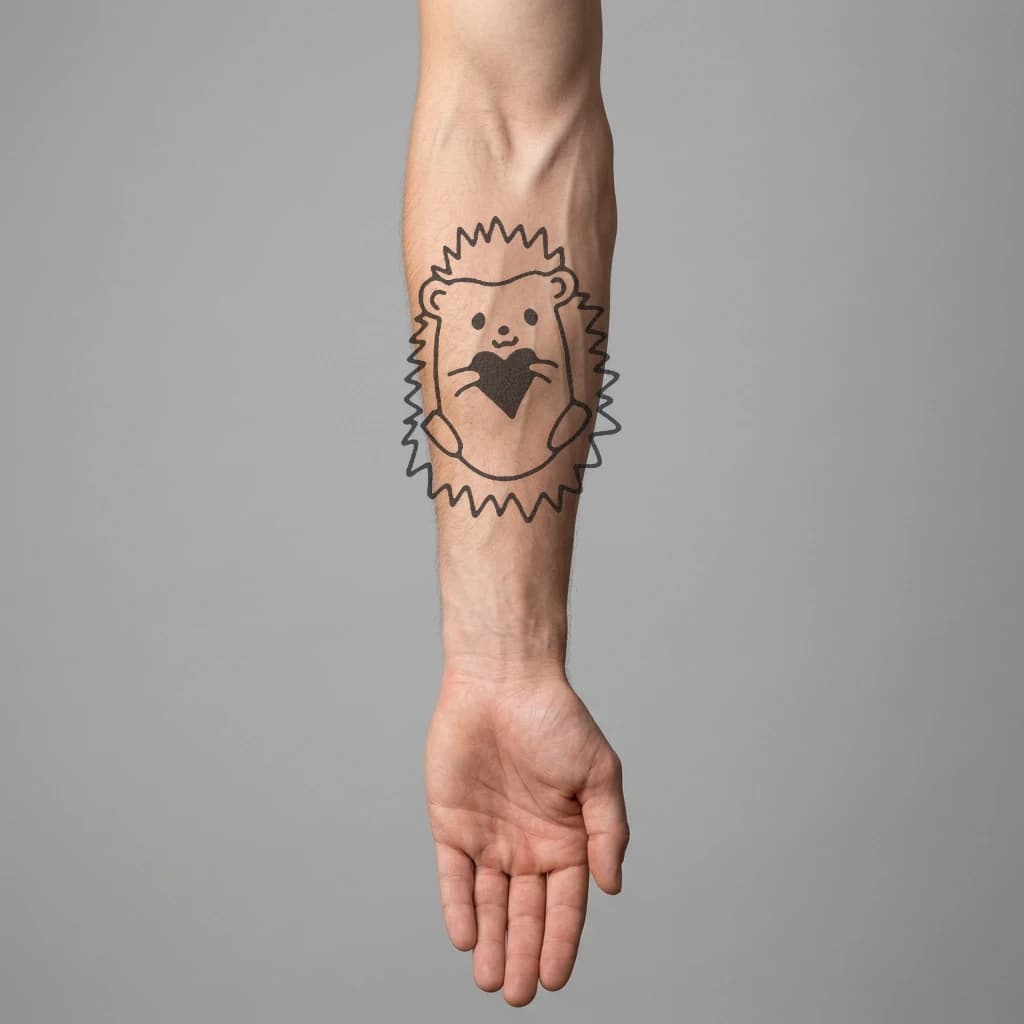 High-fidelity 5-year healed tattoo simulation composite