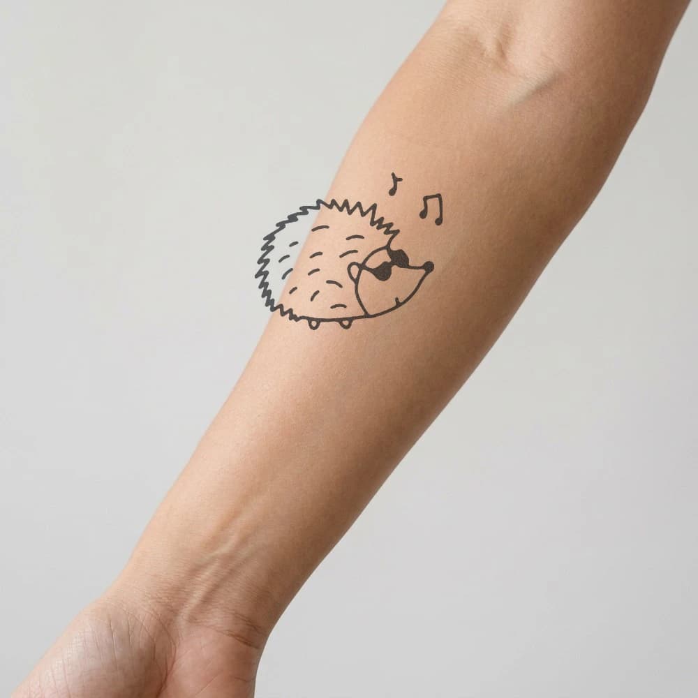 High-fidelity 5-year healed tattoo simulation composite
