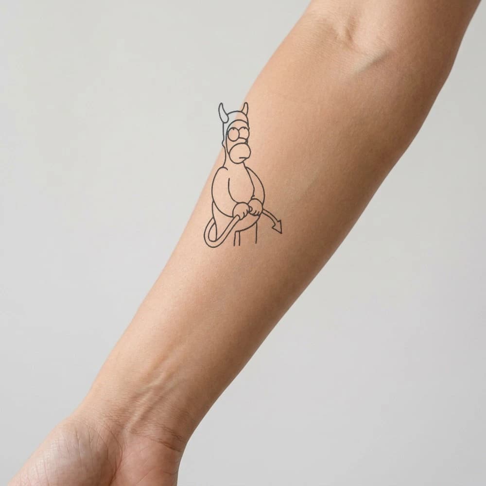 High-fidelity 5-year healed tattoo simulation composite
