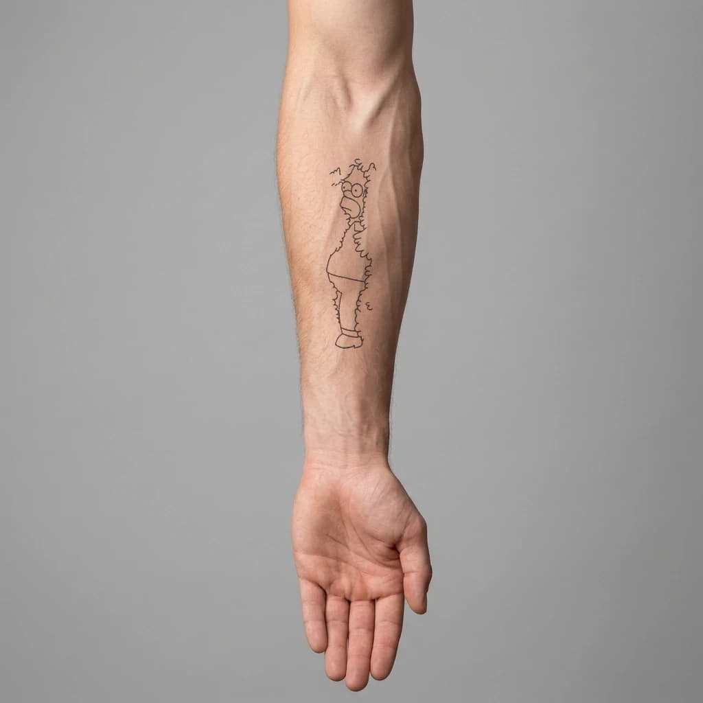 High-fidelity 5-year healed tattoo simulation composite