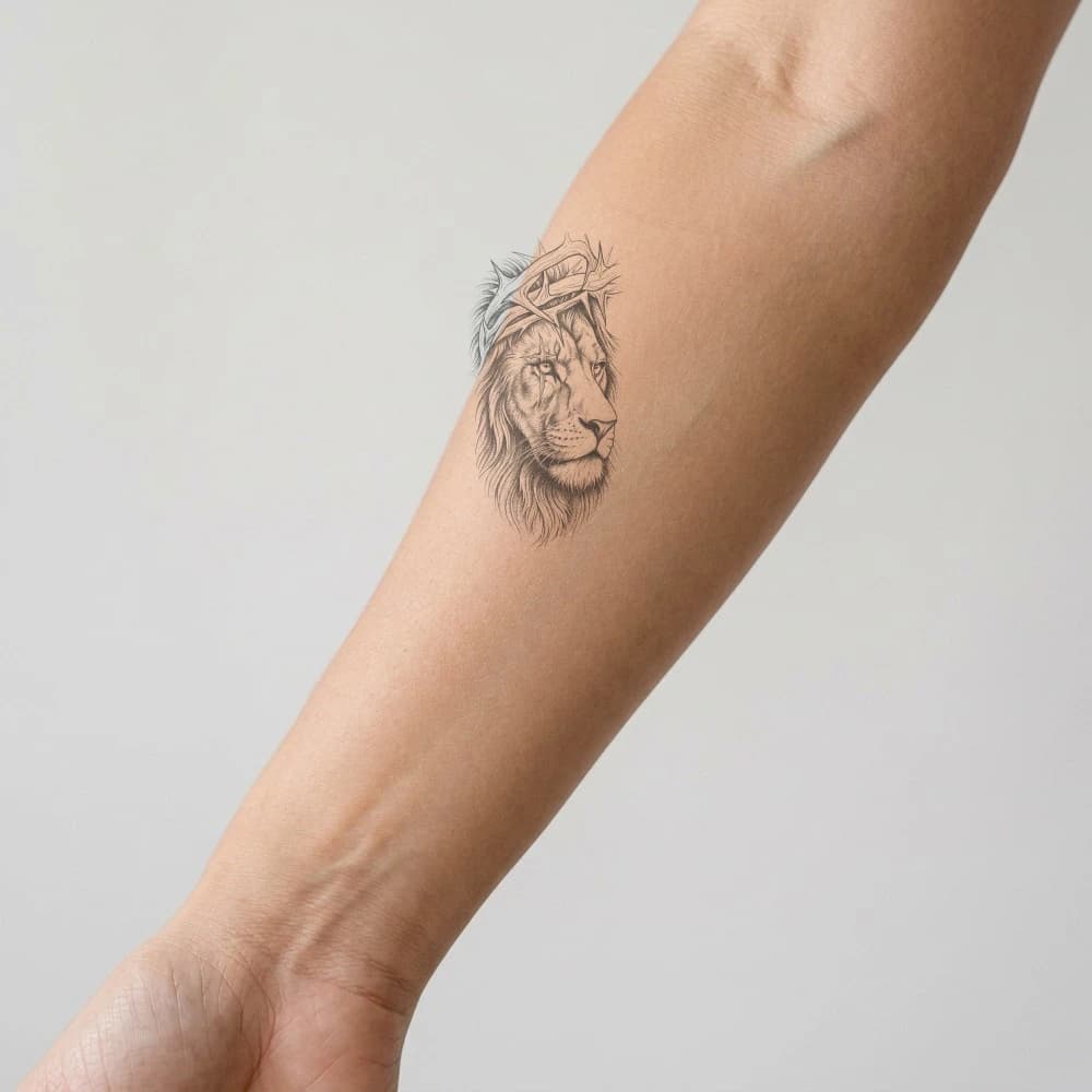 High-fidelity 5-year healed tattoo simulation composite
