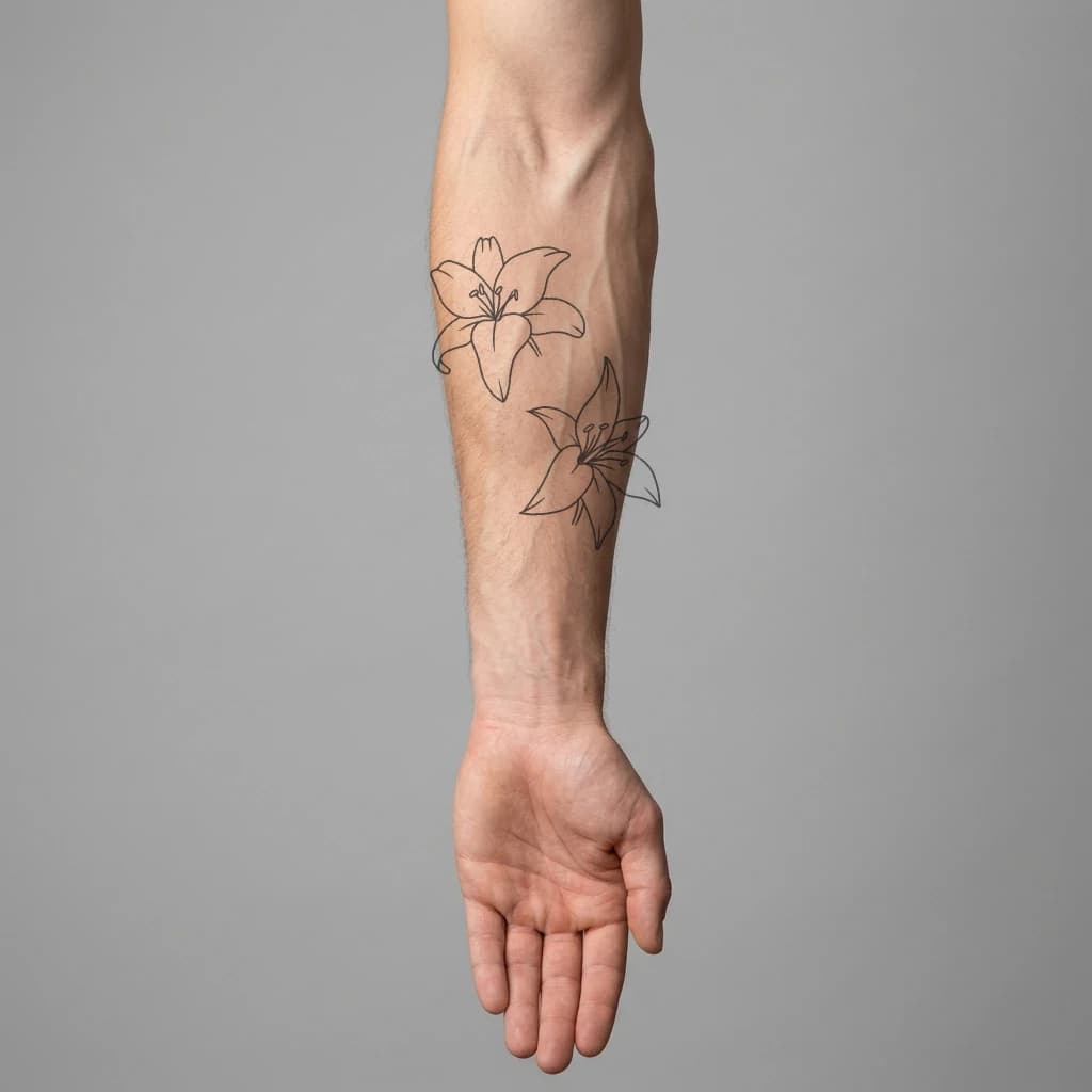 High-fidelity 5-year healed tattoo simulation composite