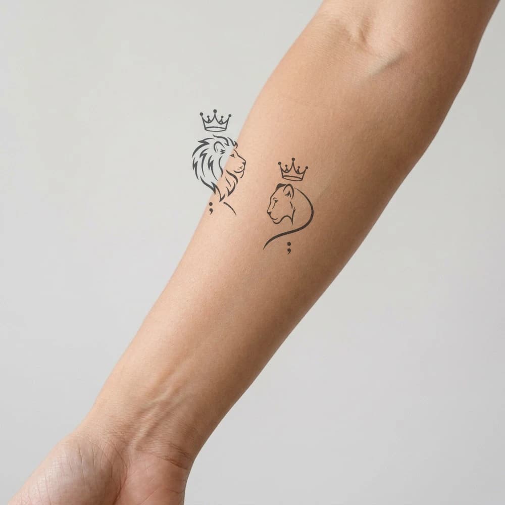 High-fidelity 5-year healed tattoo simulation composite