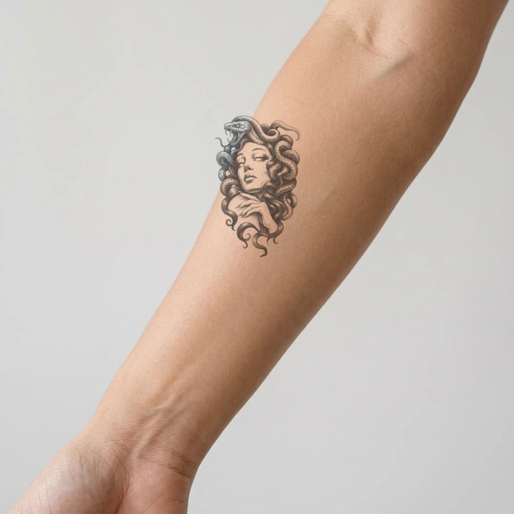 High-fidelity 5-year healed tattoo simulation composite