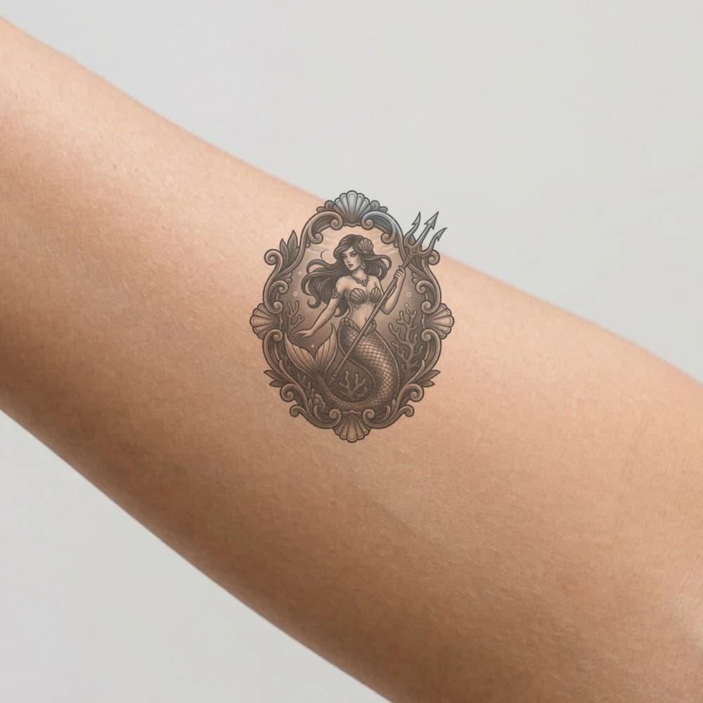 High-fidelity 5-year healed tattoo simulation composite