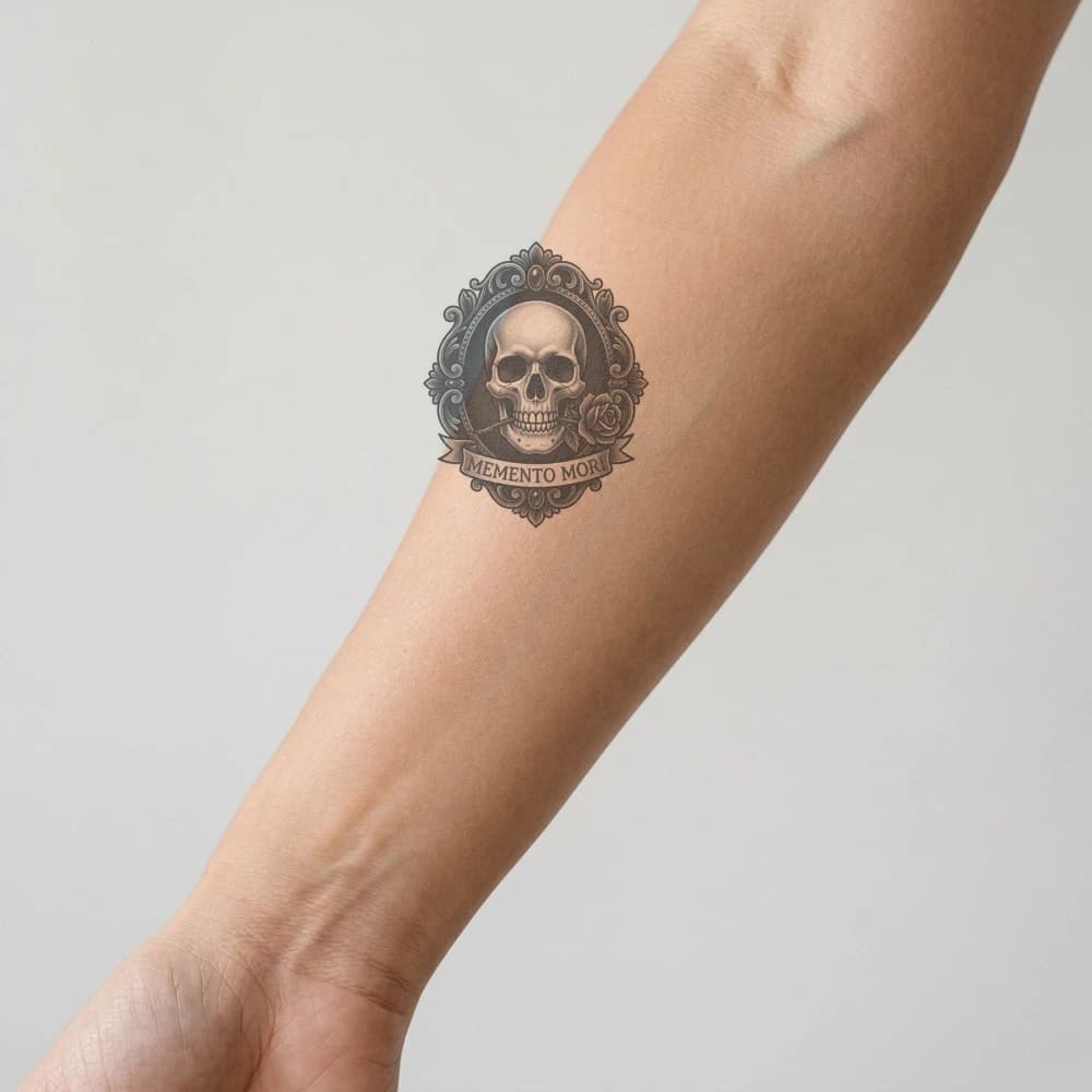 High-fidelity 5-year healed tattoo simulation composite