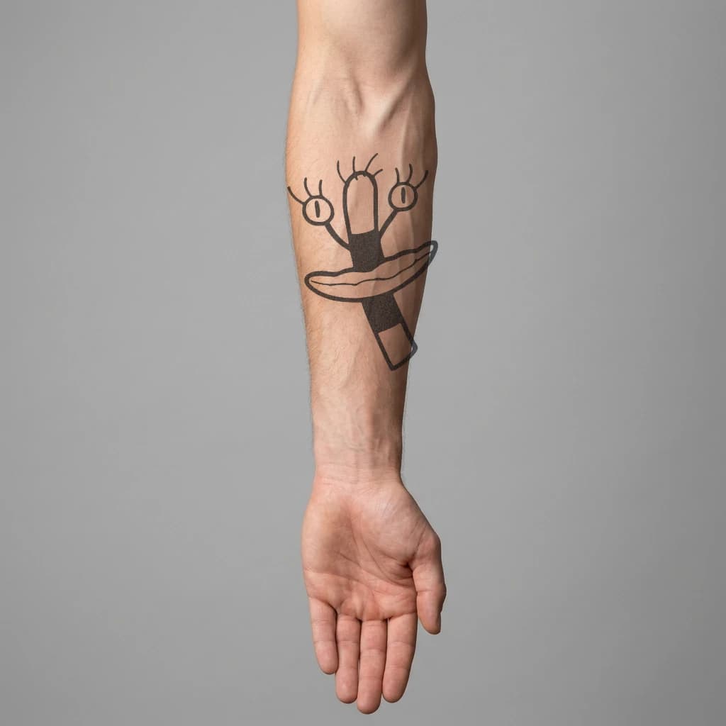 High-fidelity 5-year healed tattoo simulation composite