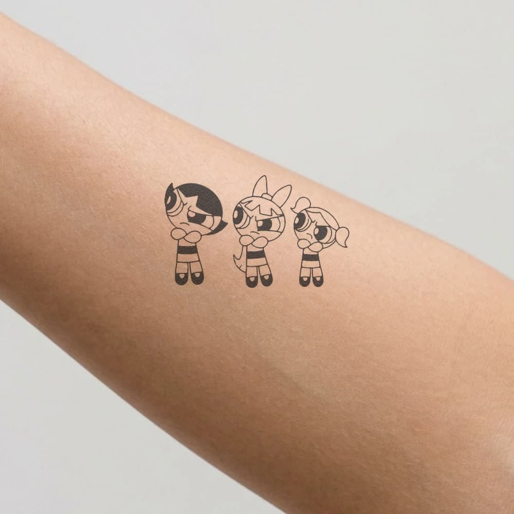 High-fidelity 5-year healed tattoo simulation composite