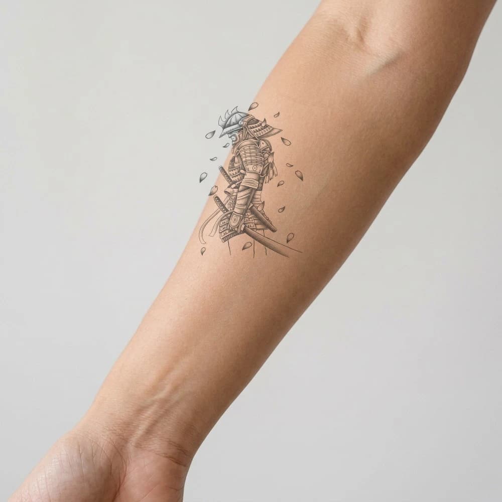 High-fidelity 5-year healed tattoo simulation composite