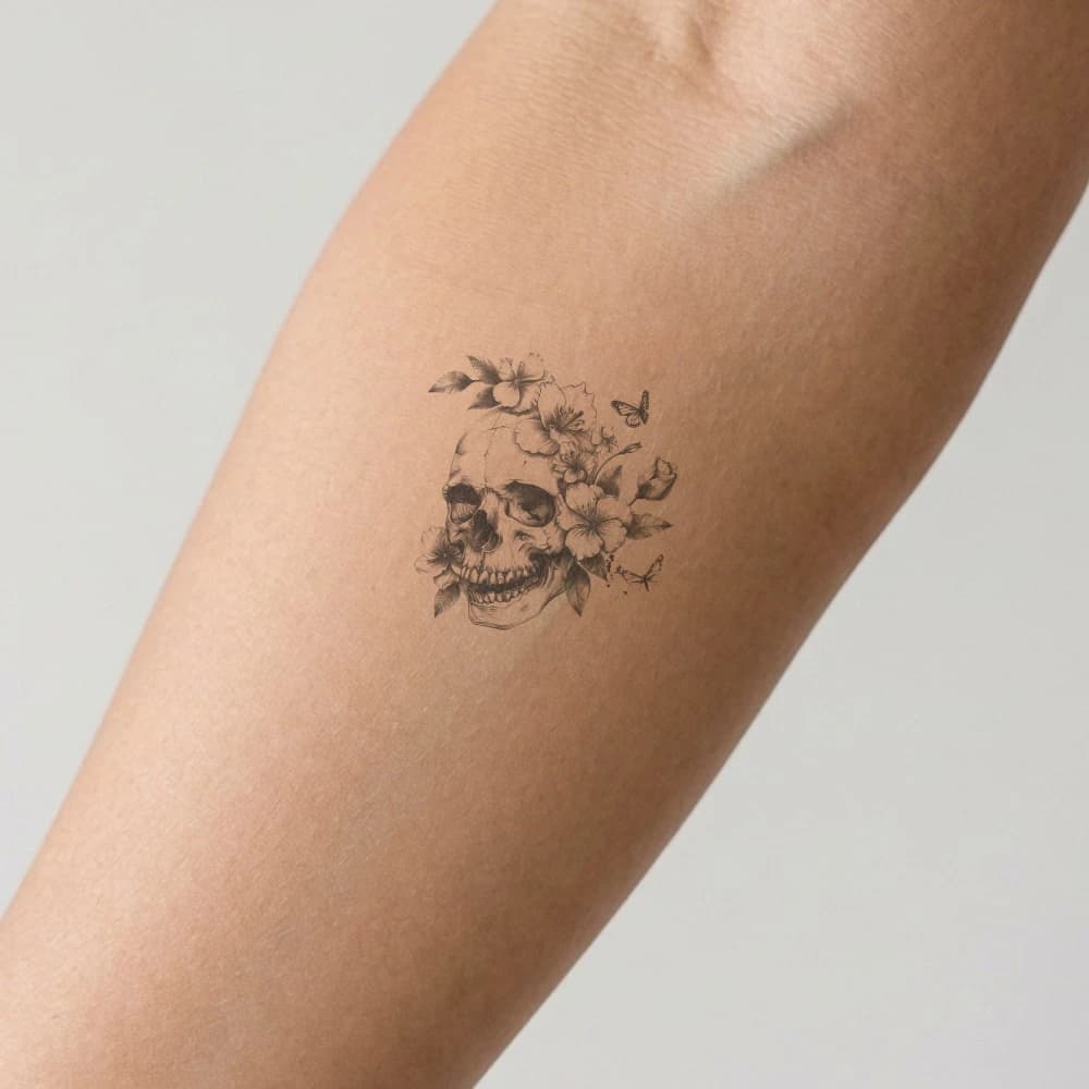 High-fidelity 5-year healed tattoo simulation composite