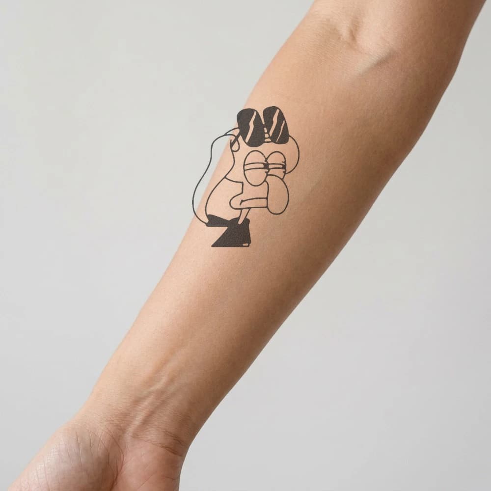 High-fidelity 5-year healed tattoo simulation composite