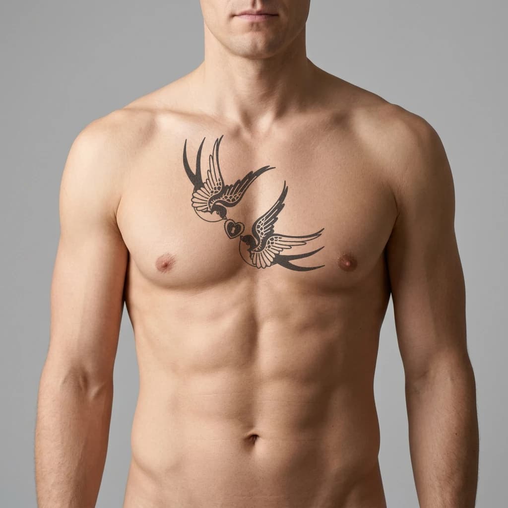 High-fidelity 5-year healed tattoo simulation composite