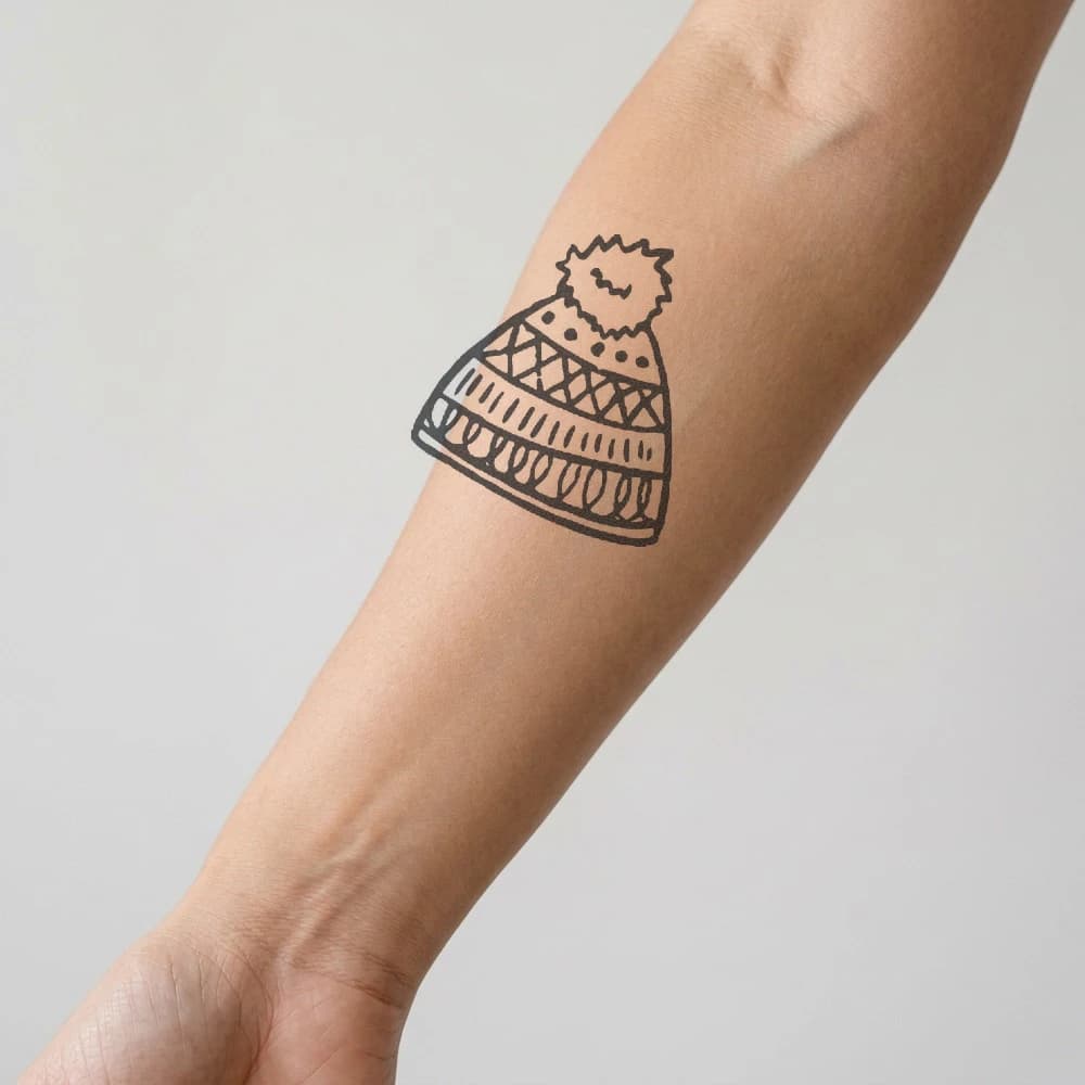 High-fidelity 5-year healed tattoo simulation composite