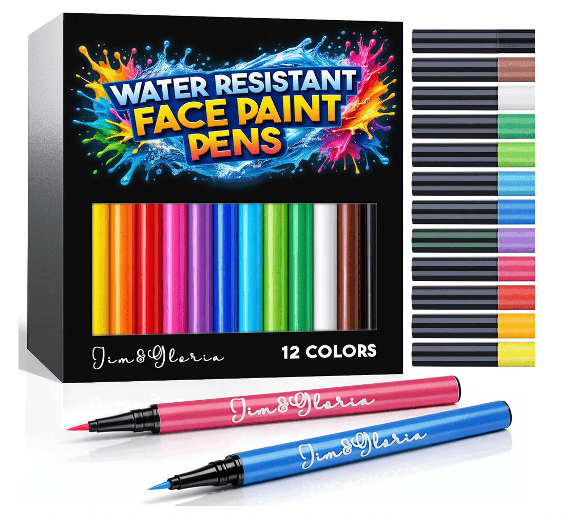 1 — JIM&GLORIA FACE PAINT TATTOO PEN